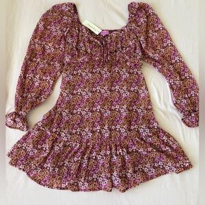 Floral Puff Sleeve Blouse